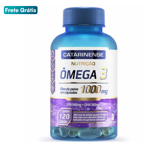 Ômega 3 1000Mg Catarinense 120 Cápsulas