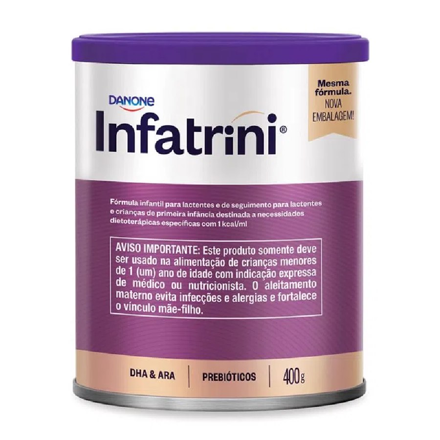 large-638004012245765211-803251_2 Fórmula Infantil Infatrini Danone 0 A 3 Anos 400g - Imagem 1