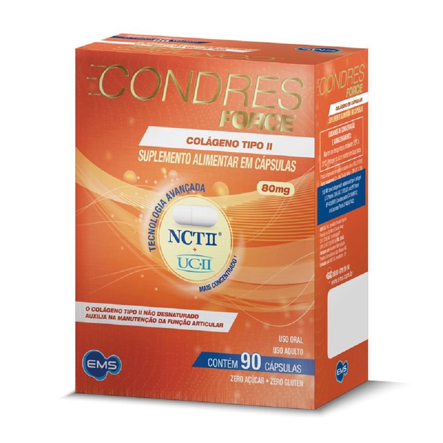 large-638550021388873292-826265_3 Condres Force - Colágeno Tipo Il 90 Cápsulas - Imagem 1