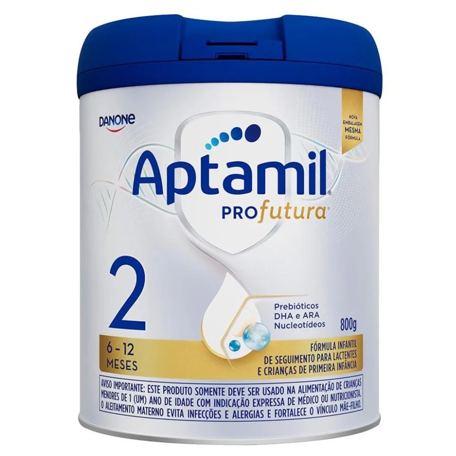 large-639020040442573258-806972 Fórmula Infantil Aptamil Profutura 2 Danone 6 A 12 Meses 800g - Imagem 1
