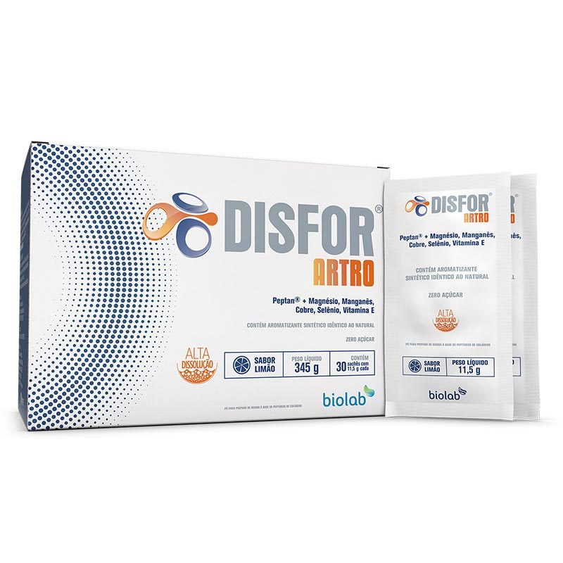 large-808703 Disfor Artro Sabor Limão 30 Sachês - Imagem 1